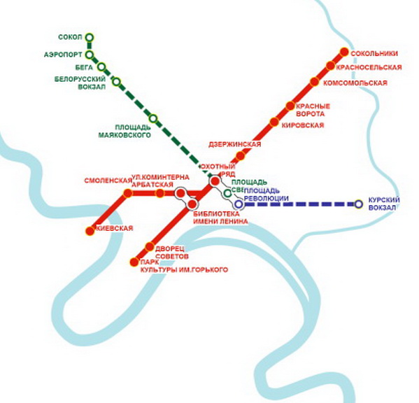 план московского метро 1937